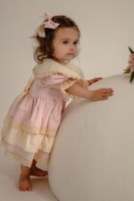 Toz Pembe İspanyol Model Kız Bebek Elbisesi - Görsel 5