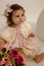 Toz Pembe İspanyol Model Kız Bebek Elbisesi - Görsel 2