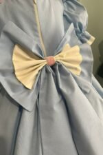 Arazretrobaby Bebe Mavisi Nakışlı Kız Çocuk Elbisesi - Görsel 5